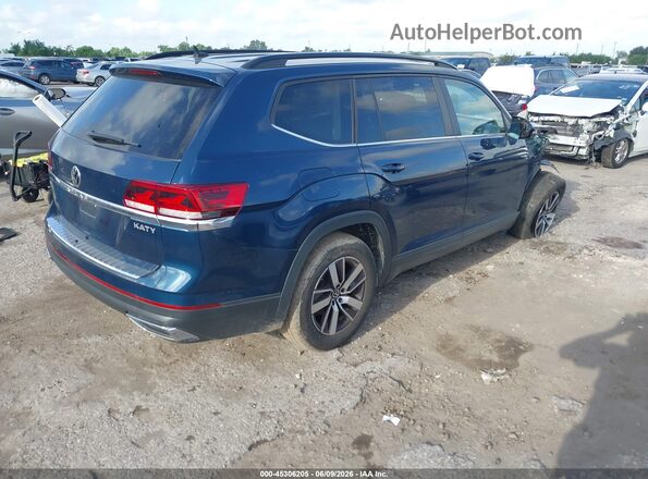 1V2DP2CA7MC589158 2021 VOLKSWAGEN ATLAS Blue Trasero derecho