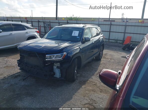 1V2DP2CA7MC589158 2021 VOLKSWAGEN ATLAS Blue Vista tres cuartos delantera izquierda