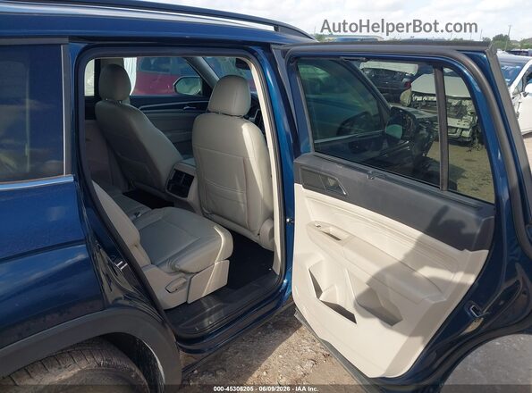 1V2DP2CA7MC589158 2021 VOLKSWAGEN ATLAS Blue Vista de la etiqueta del VIN