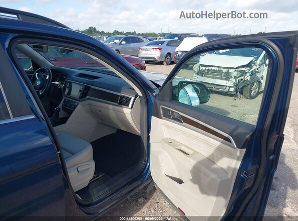 1V2DP2CA7MC589158 2021 VOLKSWAGEN ATLAS Blue Vista interior delantera
