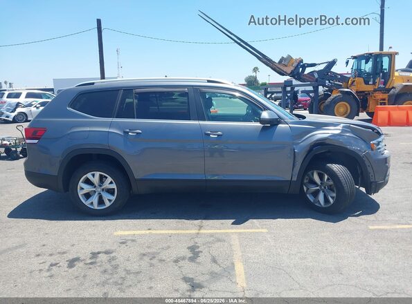 1V2DR2CA3JC503981 2018 VOLKSWAGEN ATLAS Gray Rear interior view
