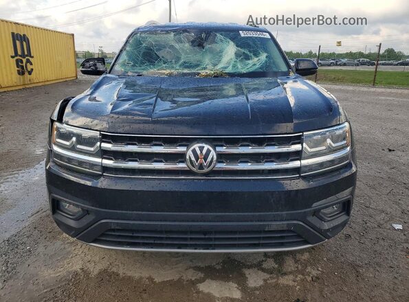 1V2DR2CA5KC545019 2019 VOLKSWAGEN ATLAS Black Դիմացի տեսք