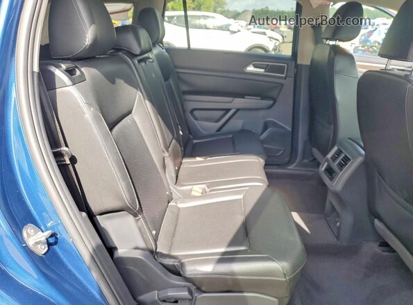 1V2DR2CA6JC528891 2018 VOLKSWAGEN ATLAS Blue უკანა სალონის ხედი