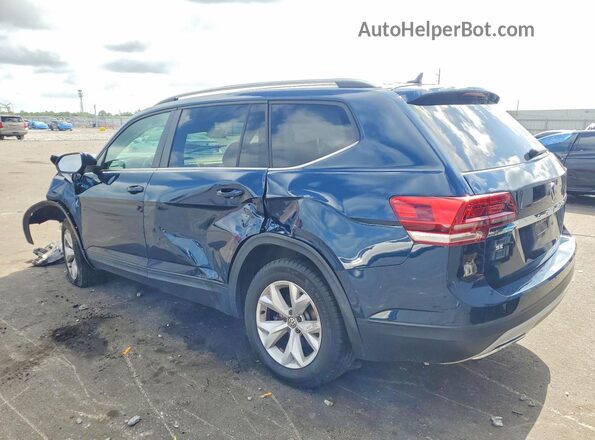 1V2DR2CA6JC528891 2018 VOLKSWAGEN ATLAS Blue უკანა მარცხენა