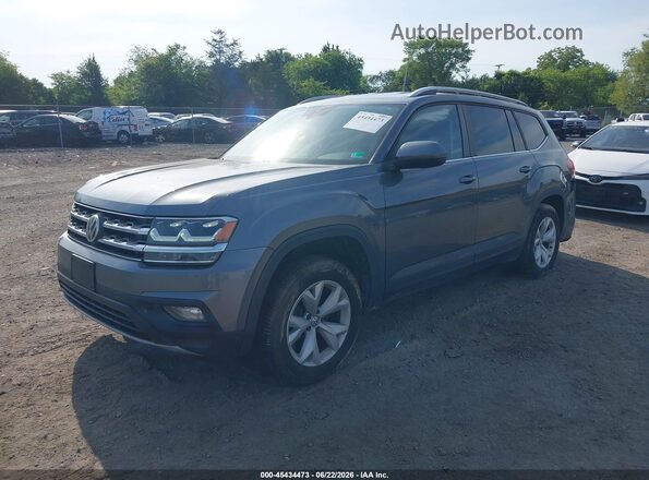 1V2DR2CA6JC590808 2018 VOLKSWAGEN ATLAS Gray Vista tres cuartos delantera izquierda