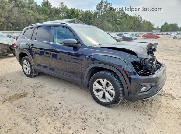 1V2DR2CA6KC531159 2019 VOLKSWAGEN ATLAS Black Przód prawy