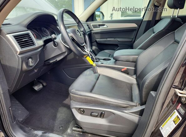 1V2DR2CA6KC531159 2019 VOLKSWAGEN ATLAS Black Widok wnętrza z przodu