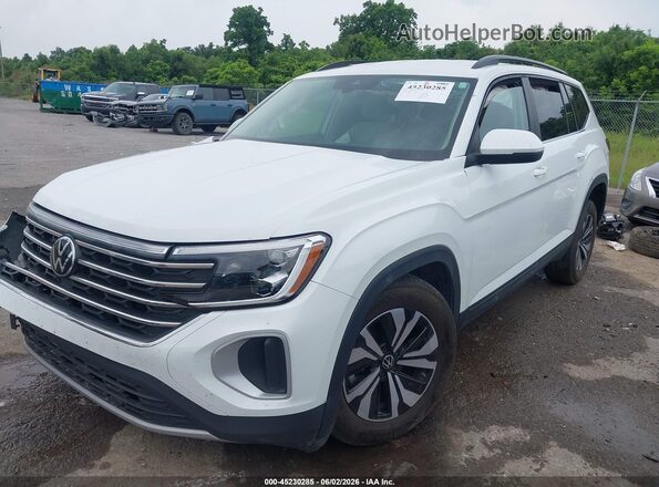 1V2DR2CA6RC581781 2024 VOLKSWAGEN ATLAS White Vista tres cuartos delantera izquierda