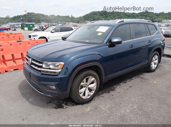 1V2DR2CA7JC512408 2018 VOLKSWAGEN ATLAS Blue Przód lewy