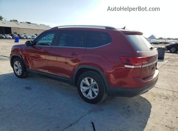 1V2DR2CA7JC519200 2018 VOLKSWAGEN ATLAS Maroon Rear left