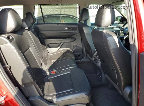 1V2DR2CA7JC519200 2018 VOLKSWAGEN ATLAS Maroon Rear interior view