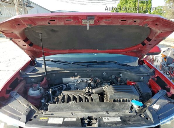 1V2DR2CA7JC519200 2018 VOLKSWAGEN ATLAS Maroon Engine compartment view
