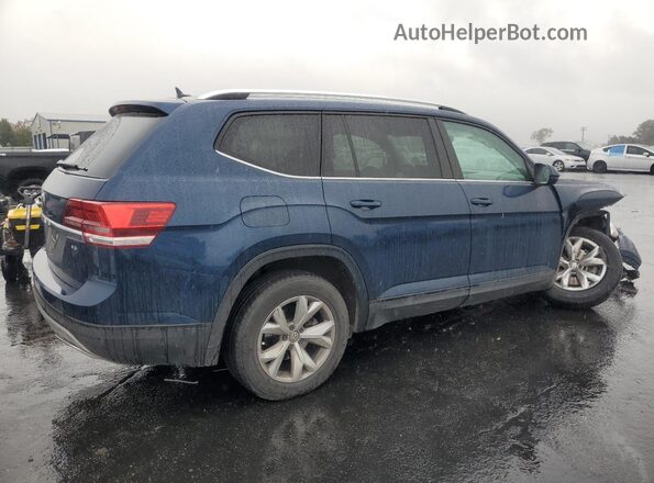 1V2DR2CA7KC506092 2019 VOLKSWAGEN ATLAS Blue Rear right