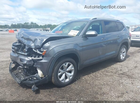 1V2DR2CA8KC578175 2019 VOLKSWAGEN ATLAS Gray Vista tres cuartos delantera izquierda