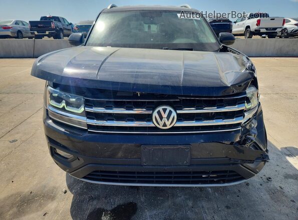 1V2DR2CA8KC603897 2019 VOLKSWAGEN ATLAS Black Դիմացի տեսք