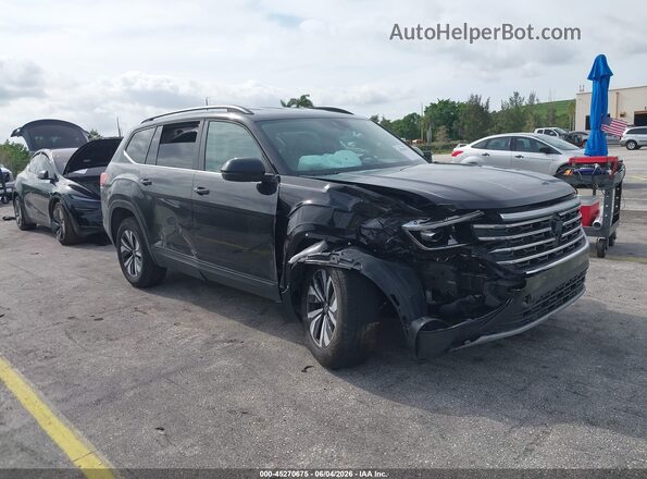 1V2DR2CAXSC563256 2025 VOLKSWAGEN ATLAS Black წინა ხედი