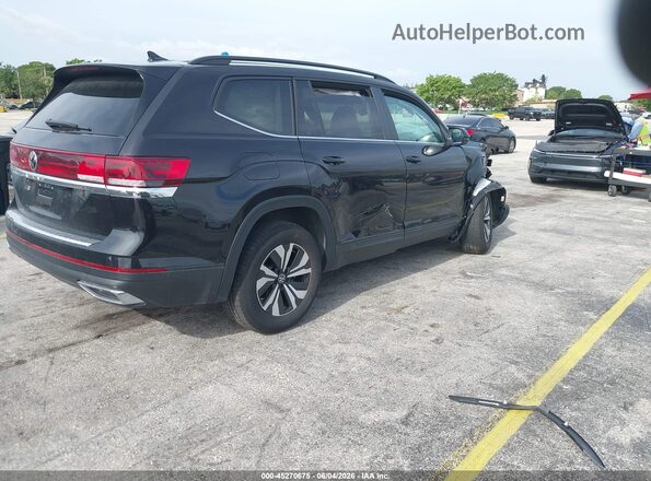 1V2DR2CAXSC563256 2025 VOLKSWAGEN ATLAS Black უკანა მარჯვენა