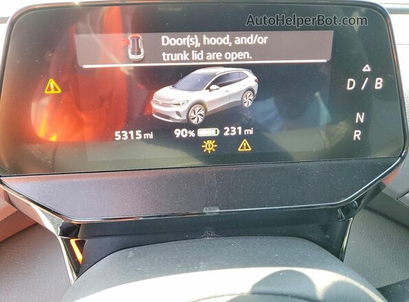 1V2DSPE87SC017915 2025 VOLKSWAGEN ID.4 Gray Instrument cluster view