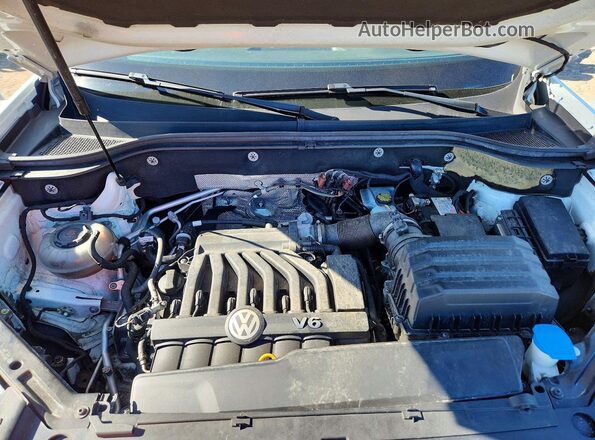 1V2ER2CA0KC536037 2019 VOLKSWAGEN ATLAS Белый Вид подкапотного пространства