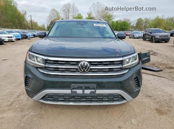 1V2ER2CA2MC504449 2021 VOLKSWAGEN ATLAS Black Դիմացի տեսք