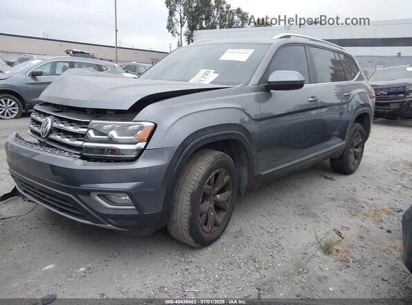 1V2ER2CA6JC503252 2018 VOLKSWAGEN ATLAS Gray Առջևի ձախ երեք քառորդ տեսարան