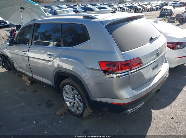 1V2ER2CA6MC580014 2021 VOLKSWAGEN ATLAS Silver Задня ліва чверть