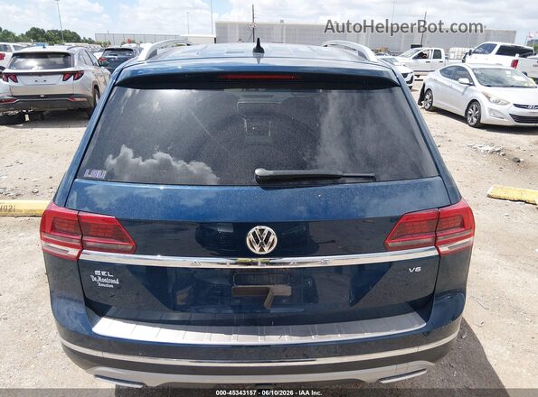 1V2ER2CA7KC520496 2019 VOLKSWAGEN ATLAS Blue 