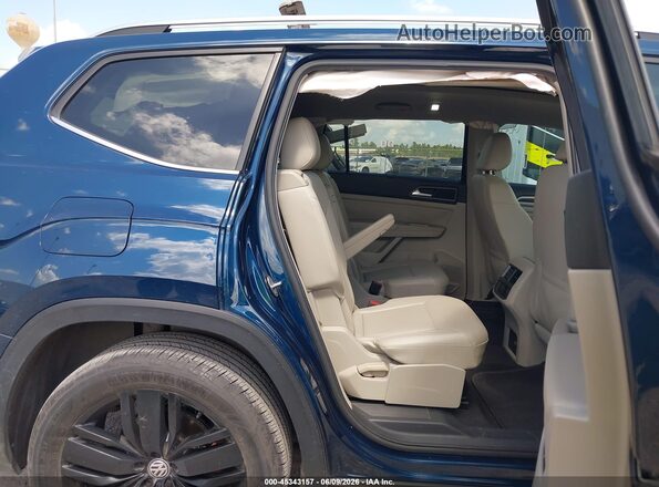 1V2ER2CA7KC520496 2019 VOLKSWAGEN ATLAS Blue VIN կոդի պիտակի տեսք