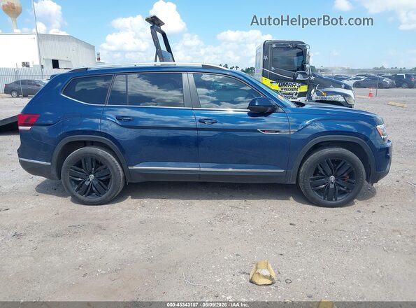 1V2ER2CA7KC520496 2019 VOLKSWAGEN ATLAS Blue Սալոնի 360 աստիճան տեսք