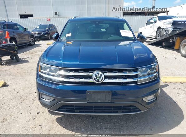 1V2ER2CA7KC520496 2019 VOLKSWAGEN ATLAS Blue Սալոնի հետևի տեսք