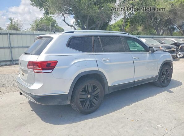 1V2ER2CA7KC600669 2019 VOLKSWAGEN ATLAS Серебряный Задняя правая четверть