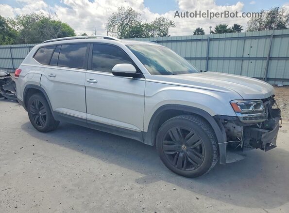 1V2ER2CA7KC600669 2019 VOLKSWAGEN ATLAS Серебряный Передняя правая четверть