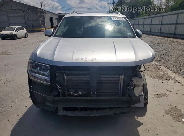 1V2ER2CA7KC600669 2019 VOLKSWAGEN ATLAS Серебряный Вид спереди