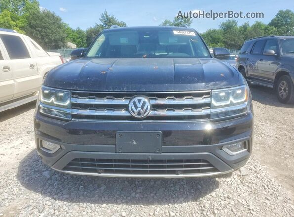 1V2ER2CA9JC523074 2018 VOLKSWAGEN ATLAS Black წინა ხედი