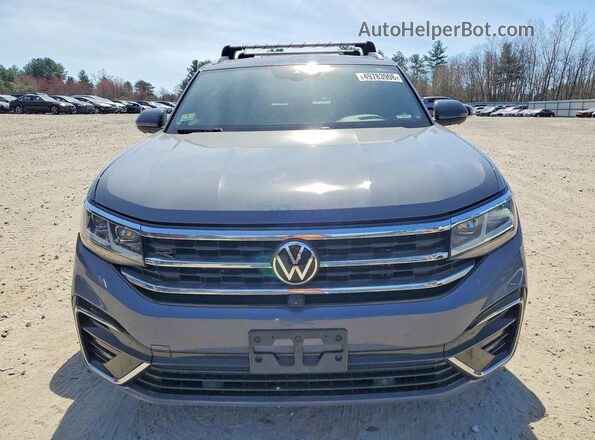 1V2FE2CA2NC200037 2022 VOLKSWAGEN ATLAS Gray Front view