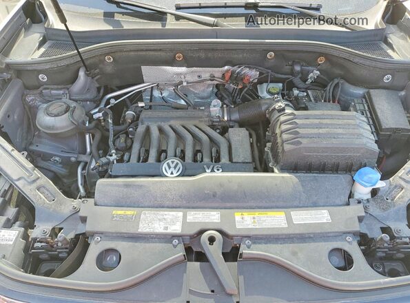 1V2FE2CA2NC200037 2022 VOLKSWAGEN ATLAS Gray Engine compartment view