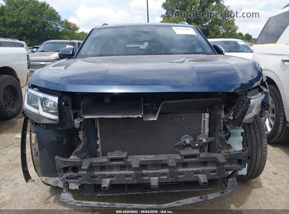 1V2FE2CA2NC225391 2022 VOLKSWAGEN ATLAS Blue Вид щитка приладів