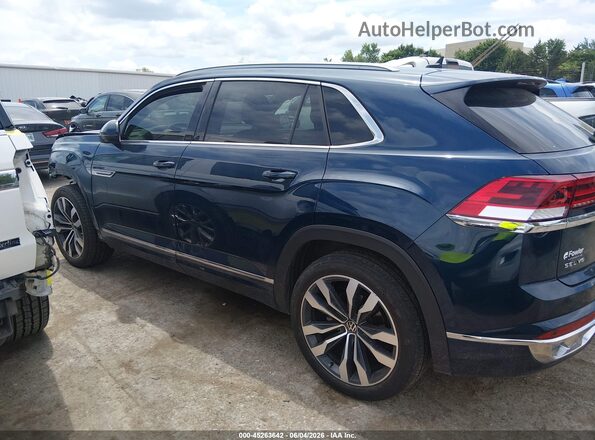 1V2FE2CA2NC225391 2022 VOLKSWAGEN ATLAS Blue Панорамний вид салону 360°