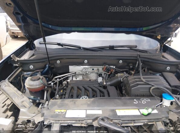 1V2FE2CA2NC225391 2022 VOLKSWAGEN ATLAS Blue Вид ззаду