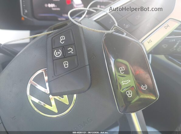 1V2FE2CA4NC221570 2022 VOLKSWAGEN ATLAS White Dashboard view