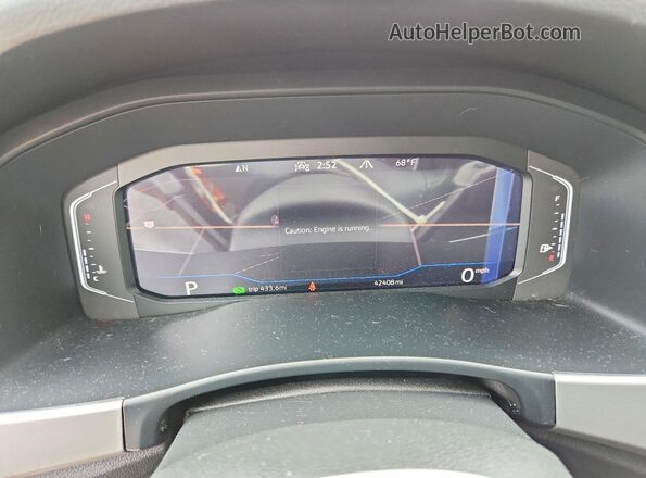 1V2FE2CA5NC200789 2022 VOLKSWAGEN ATLAS Серый Вид щитка приборов