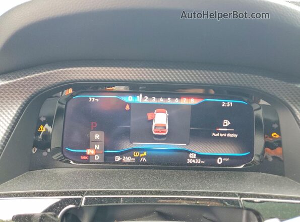 1V2FE2CA6RC215520 2024 VOLKSWAGEN ATLAS Black Սարքավորումների վահանակի տեսք