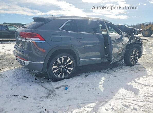 1V2FE2CA9MC206058 2021 VOLKSWAGEN ATLAS Серый Задняя правая четверть