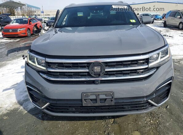 1V2FE2CA9MC206058 2021 VOLKSWAGEN ATLAS Серый Вид спереди