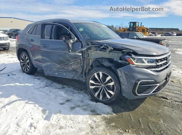 1V2FE2CA9MC206058 2021 VOLKSWAGEN ATLAS Серый Передняя правая четверть