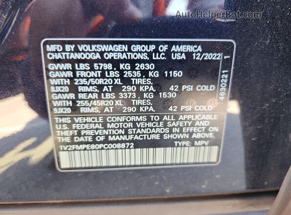 1V2FMPE80PC008872 2023 VOLKSWAGEN ID.4 Black 