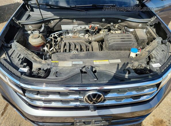 1V2FR2CA3MC538677 2021 VOLKSWAGEN ATLAS Gray Widok komory silnika