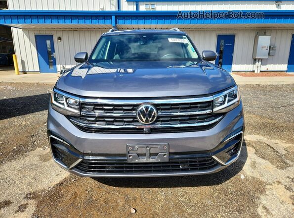 1V2FR2CA3MC538677 2021 VOLKSWAGEN ATLAS Gray Widok z przodu