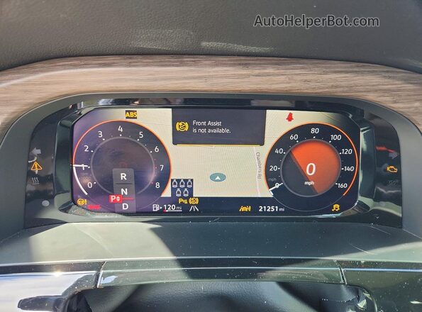 1V2FR2CA5RC534962 2024 VOLKSWAGEN ATLAS Угольный Вид щитка приборов