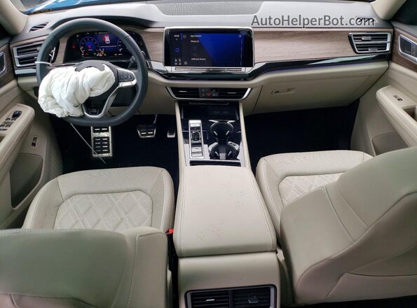 1V2FR2CA7SC540767 2025 VOLKSWAGEN ATLAS Blue Dashboard view